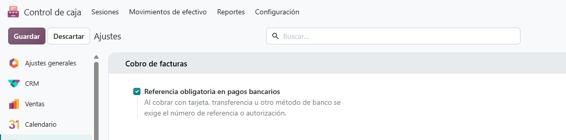 Ajuste de referencia obligatoria en pagos bancarios